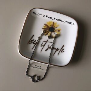 Pandora Horseshoe bracelet Sterling Silver 7”